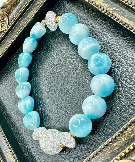 Ice Larimar heart × Ice Larimar　(限定１本)