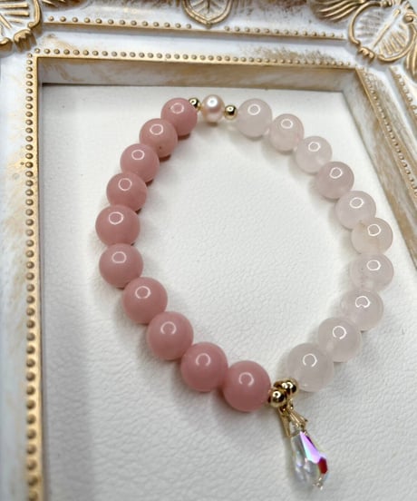 pink opal×rose quartz