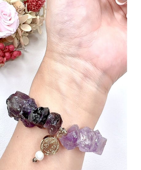 Raw Amethyst × Raw Amethyst