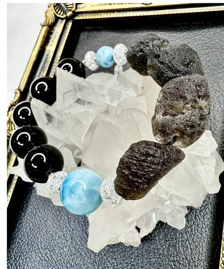 High Quality Larimar × Morion × Cintamani  (限定１本）