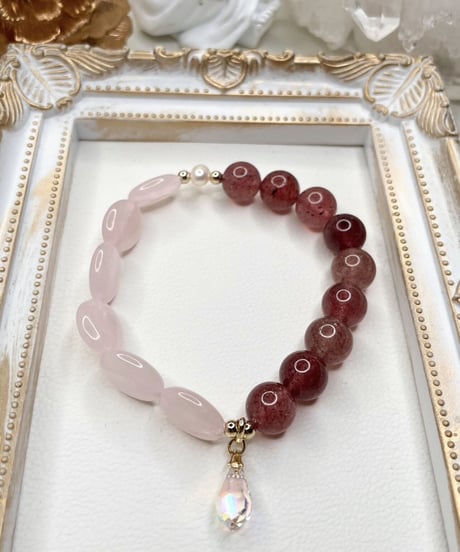 strawberry quartz×Rose quartz