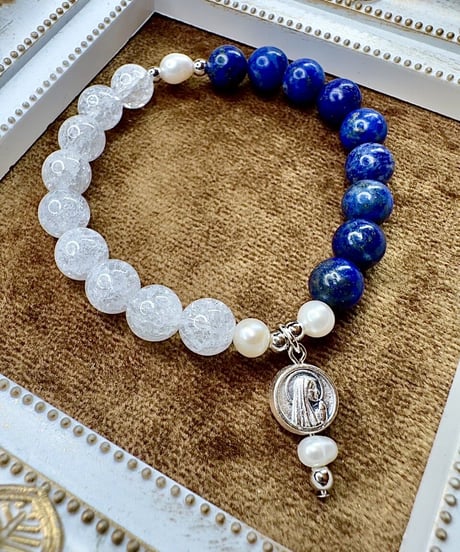 Lapis Lazuli × Crackle Quartz