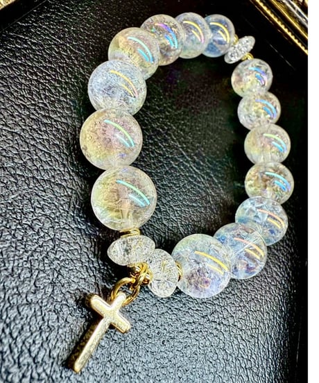 Rainbow Crackle Quartz