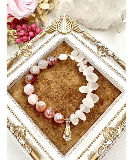 Pink Agate × Matte Crystal