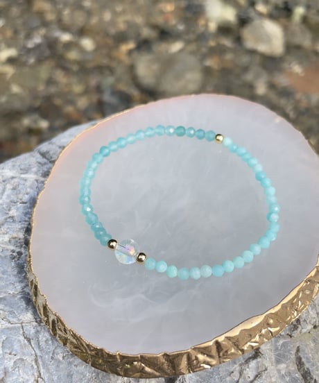 amazonite×amazonite  bracelet