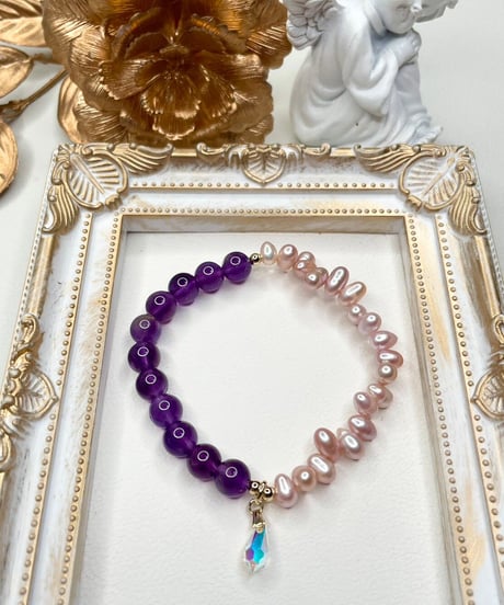 amethyst ×  pearl