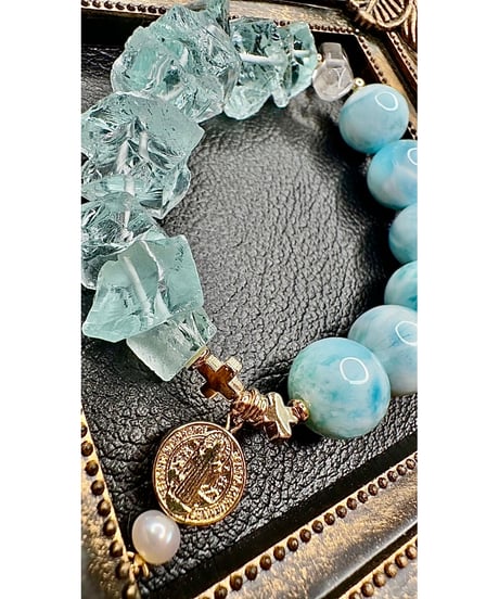 Larimar ×Cyan Crystal
