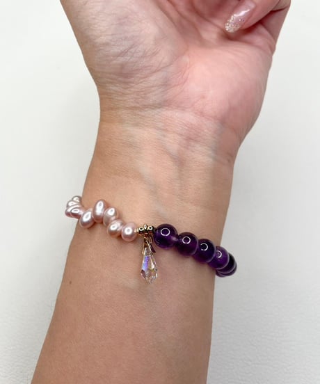amethyst ×  pearl