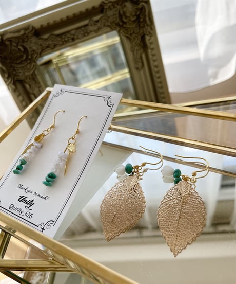 Unity-reef×stone ピアス