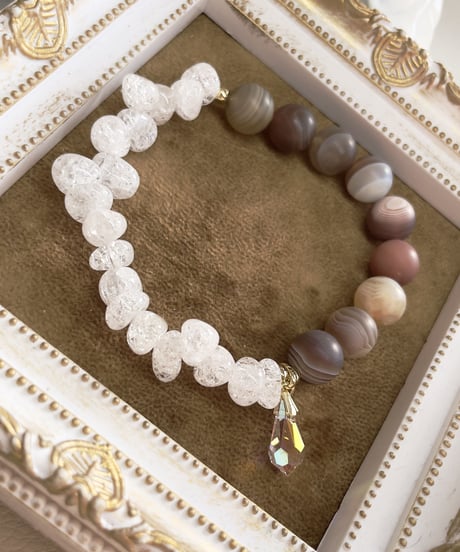 Botswana Agat　×  Crystal