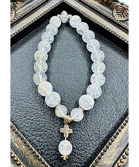 Rainbow Crackle Quartz × Crackle Quartz