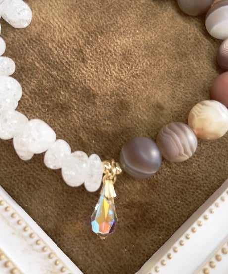Botswana Agat　×  Crystal