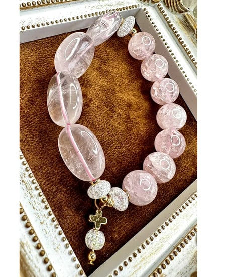 Crackle Rosequartz × Rosequartz