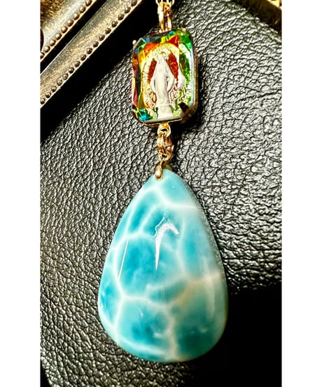 vintage galass × High Quality Ice Larimar (限定１本）