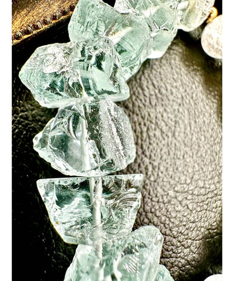 Raw Cyan Crystal × Crackle Quartz