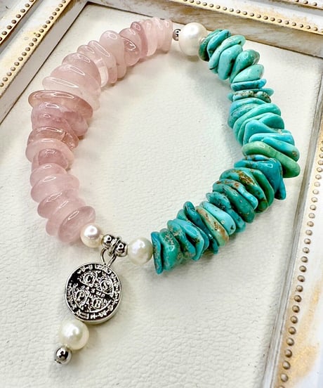 High Quality Turquoise × Rosequartz