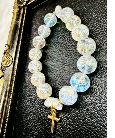 Rainbow Crackle Quartz