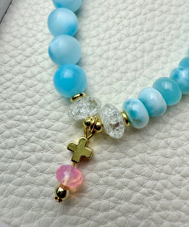 専用　アイスラリマー 粒売り】 ラリマー（アイスラリマー）ラウンド 8.9 mm AAAA++ No.7