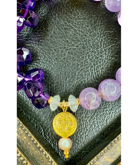 Crackle Amethyst × Amethyst