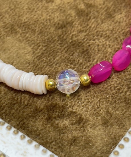 Pink Chalcedony×shell