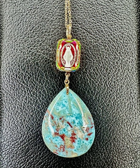 vintage glass × Chocolate Larimar （限定１本）