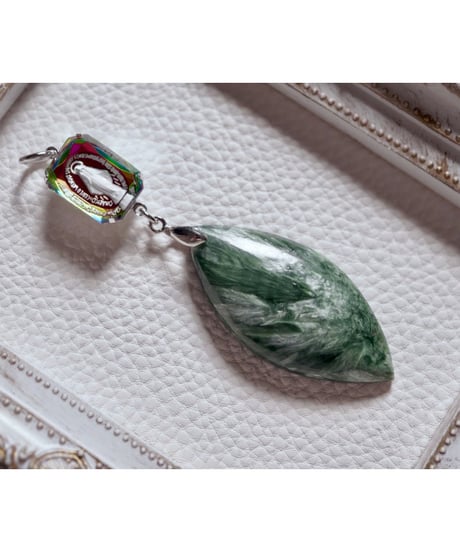 セラフィナイト × vintage glass （限定１本）