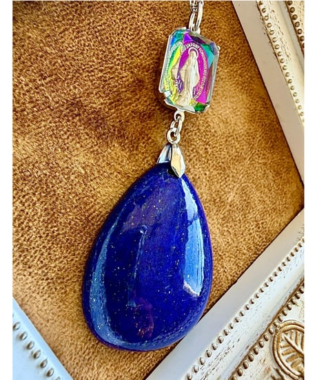 High Quality lapis lazuli × vintage glass（限定１本）