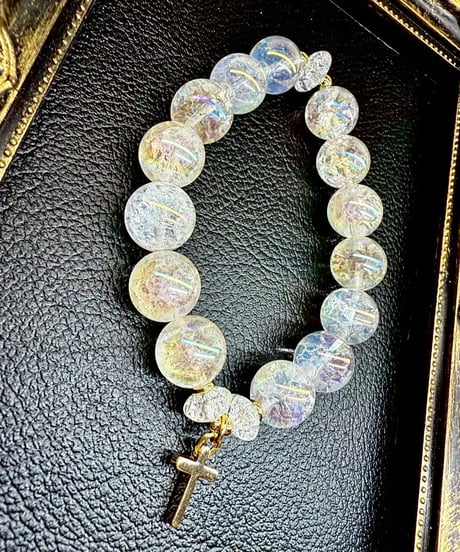 Rainbow Crackle Quartz