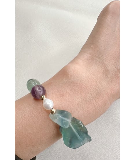 Raw Fluorite × Fluorite