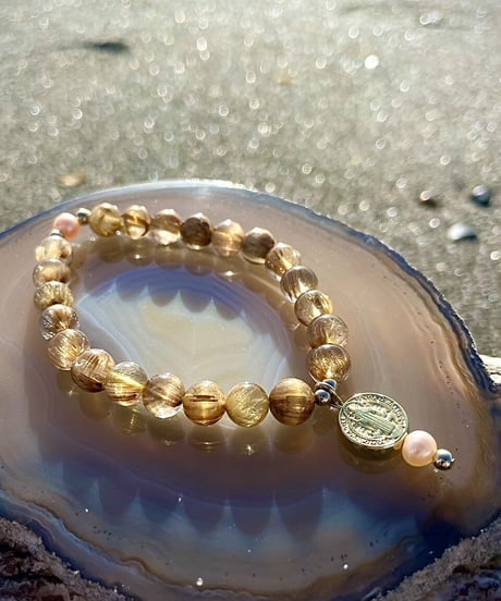 High Quality Golden Rutile Quartz