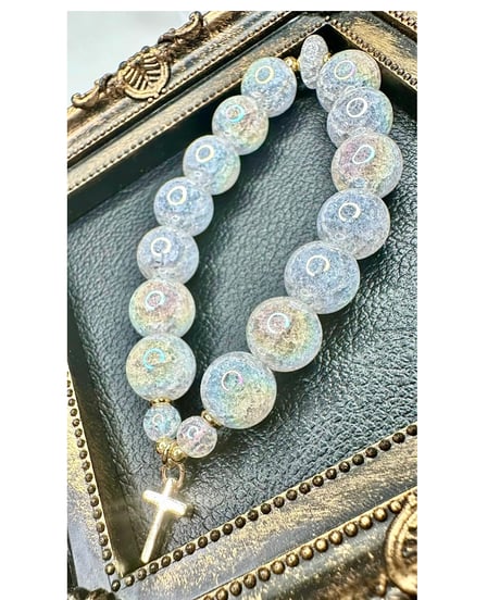 Rainbow Crackle Quartz