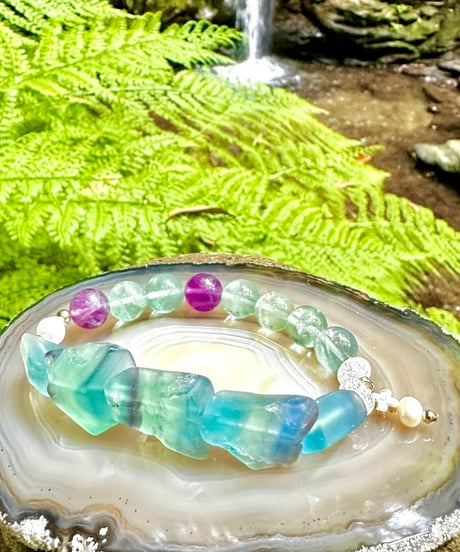 Raw Fluorite × Fluorite