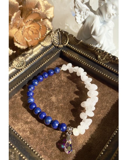 Lapis Lazuli × Crackle Quartz