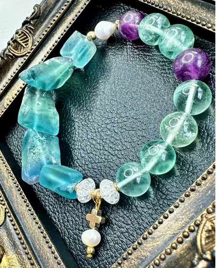 Raw Fluorite × Fluorite
