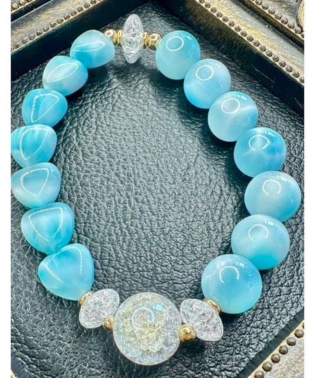 Ice Larimar heart × Ice Larimar　(限定１本)