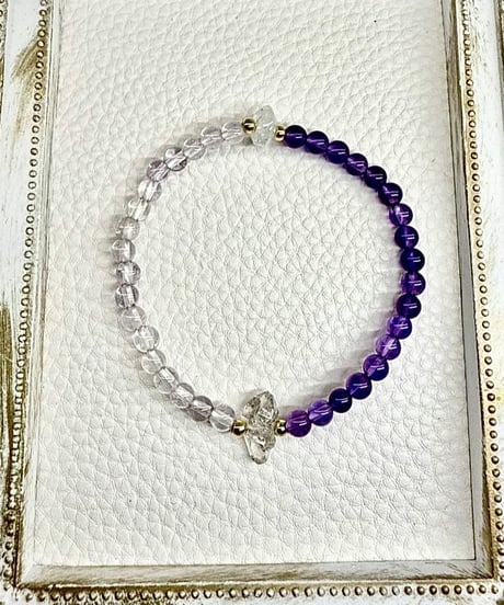 Diamond Quartz × Amethyst × Amethyst