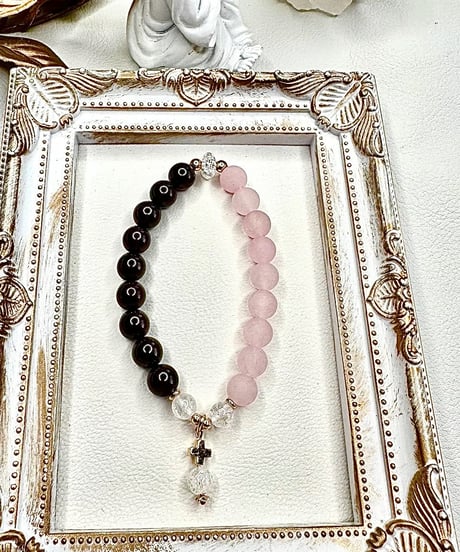 Dark Red Garnet × Strawberry Quartz