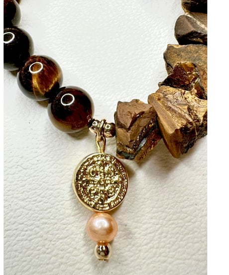 Raw Tiger Eye × Tiger Eye
