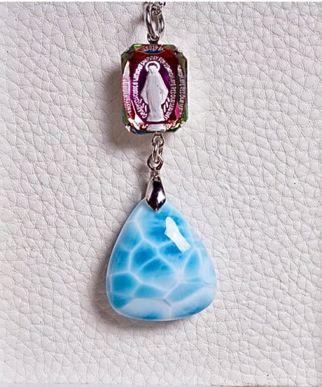 High Quality Larimar × vintage glass（限定１本）