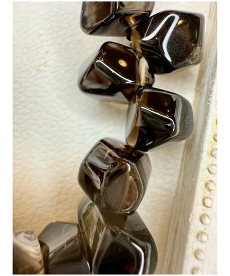 Golden Rutile Quartz × Smoky Quartz (限定数本）