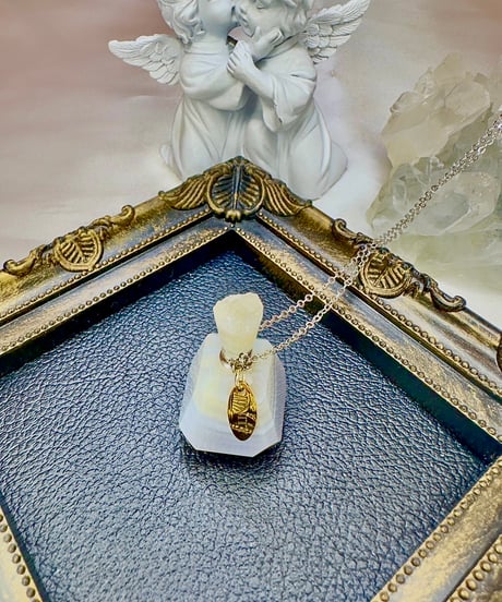 Botswana Agate Bottle Pendant Necklace