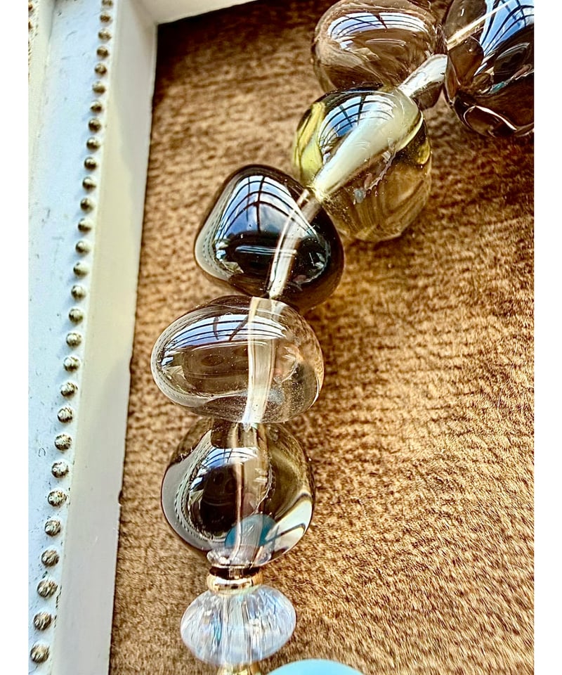 High Quality Larimar × Smoky Quartz × Diamond Q