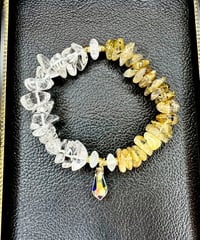 Golden Rutile Quartz × crystal　(限定数本）