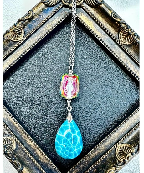 vintage galass × High Quality Ice Larimar