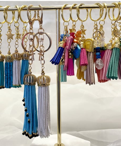 crown　keyring   blue（大）