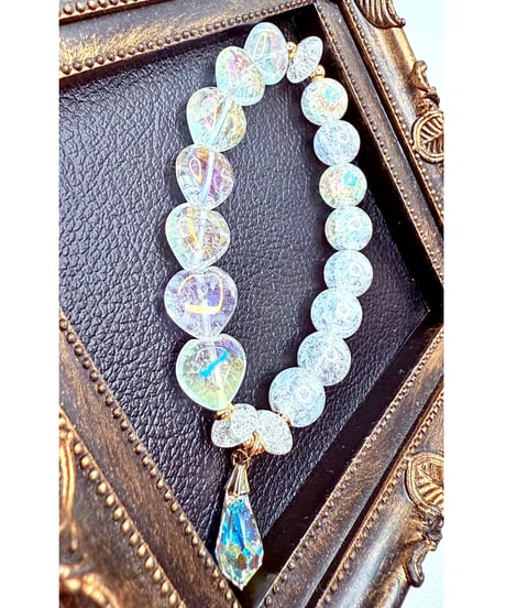 Heart Rainbow Crack Quartz × Rainbow Crack Quartz