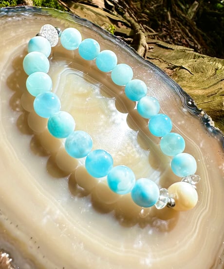 High Quality Ice Larimar × Pearl