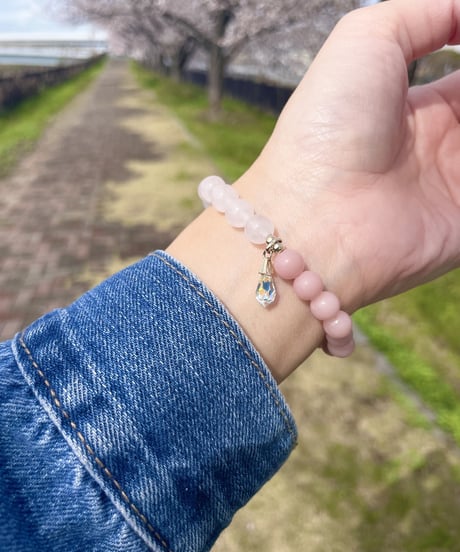 pink opal×rose quartz