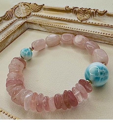 High Quality Larimar × Rosequartz