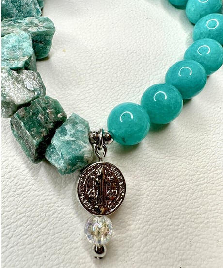 Raw Amazonite × Amazonite